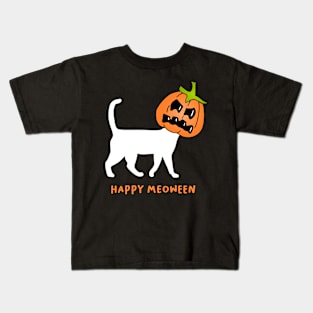 Happy Halloween Cat Kids T-Shirt